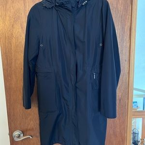 Jones New York black rain jacket